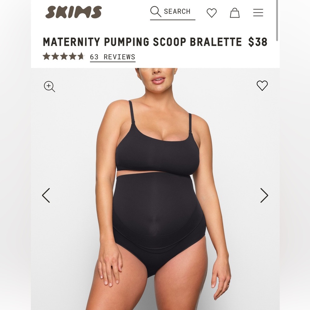 SKIMS Fits Everybody Maternity Nursing Bralette (S)